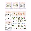 Set de Stickers Ongles Oiseaux (150 stickers)