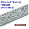 Liste de colle Diamond Painting sur rouleau argent extra large (230x5cm)