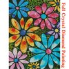 Crystal Diamond Painting Bloemen kleurrijk 01