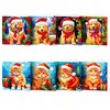 Diamond Painting Kerstkaarten set 08 Honden en Katten (8 stuks)
