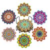 Diamond Painting Onderzetters 02 Mandala (6 stuks)