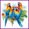 Diamond Painting Papegaai Ara