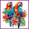 Diamond Painting Papegaai Ara