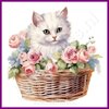 Diamond Painting Kitten in mand