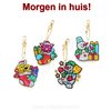 Diamond Painting Set de porte-cl&eacute;s No&euml;l 16 (4 pi&egrave;ces)