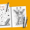 HappyDots DOT Painting Kleurboek Gekke dieren - 20 stippelschilderijen