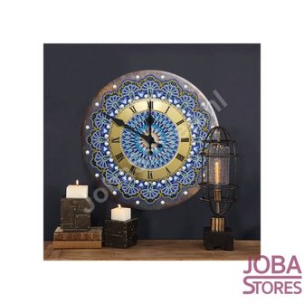 Diamond Painting Horloge Mandala en aluminium 30cm