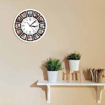 Horloge personnalis&eacute;e avec ses propres photos 002