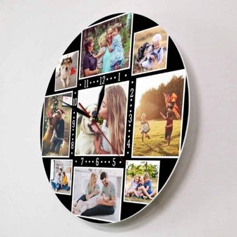 Horloge personnalis&eacute;e avec ses propres photos 003