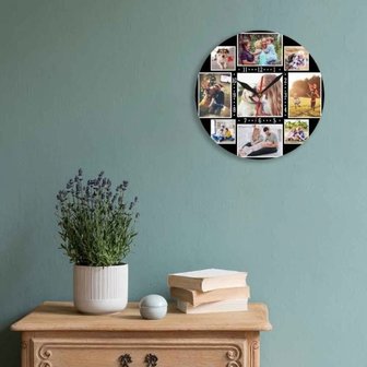 Horloge personnalis&eacute;e avec ses propres photos 003