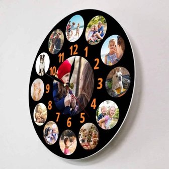 Horloge personnalis&eacute;e avec ses propres photos 004