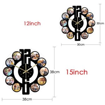 Horloge personnalis&eacute;e avec ses propres photos 005