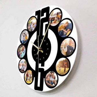 Horloge personnalis&eacute;e avec ses propres photos 005