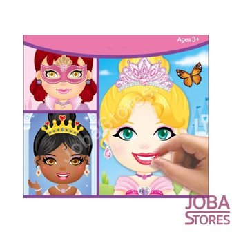 Sticker Fun Sticker Set Princesses de la mode (6 pi&egrave;ces)