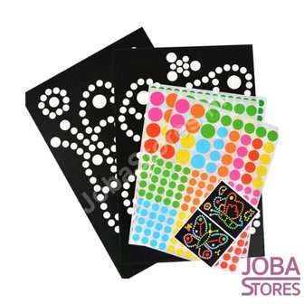 Autocollant Fun Sticker Set Dots (6 pi&egrave;ces)