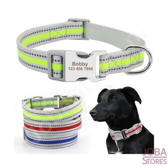 Collier de chien personnalis&eacute; 003 avec votre propre nom