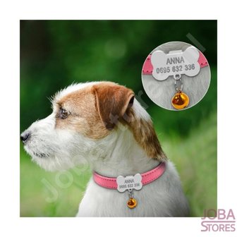 Collier de chien personnalis&eacute; 005 avec votre propre nom