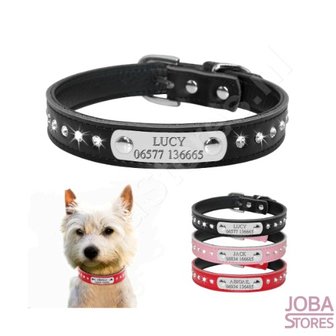 Collier de chien personnalis&eacute; 006 avec votre propre nom