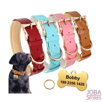 Collier de chien personnalis&eacute; 009 avec votre propre nom