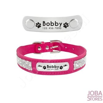 Collier de chien personnalis&eacute; 012 avec votre propre nom