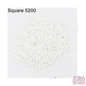 Diamond Painting Pierres sp&eacute;ciales Square 5200 (20 grammes / + - 2500 pi&egrave;ces)