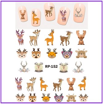 Set de Stickers Ongles Animaux (150 stickers)