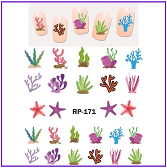 Set de Stickers Ongles Mer (150 stickers)