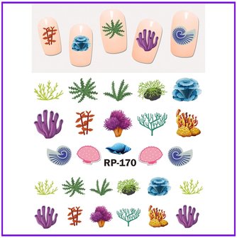 Set de Stickers Ongles Mer (150 stickers)