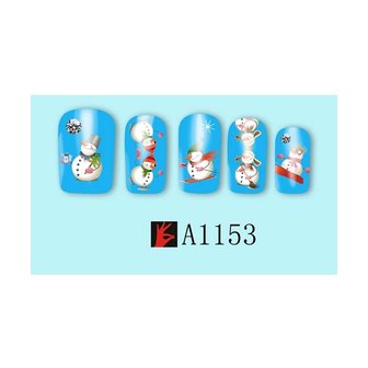 Set de Stickers Ongles No&euml;l 02 (12 feuilles)