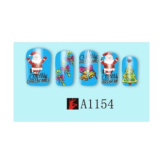 Set de Stickers Ongles No&euml;l 02 (12 feuilles)