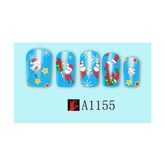 Set de Stickers Ongles No&euml;l 02 (12 feuilles)