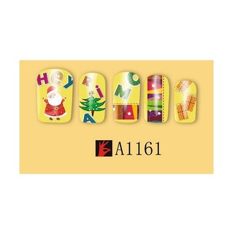 Set de Stickers Ongles No&euml;l 02 (12 feuilles)