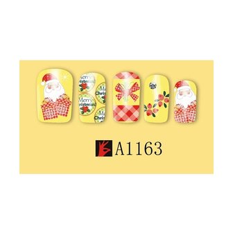 Set de Stickers Ongles No&euml;l 02 (12 feuilles)