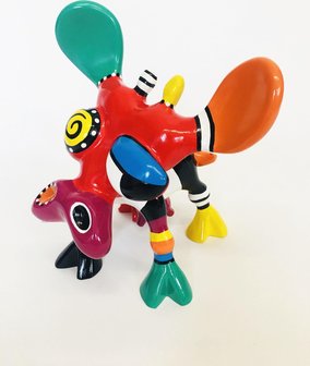 Figurine Jacky Zegers Vache Color&eacute;e Bea JZ11 (23cm)