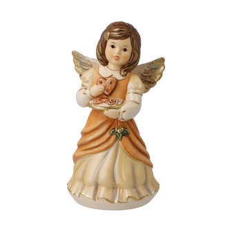 Goebel - No&euml;l | Statue / figurine d&eacute;corative Ange gourmandise | Poterie, 15cm