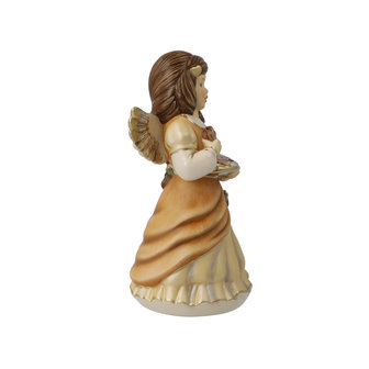 Goebel - No&euml;l | Statue / figurine d&eacute;corative Ange gourmandise | Poterie, 15cm