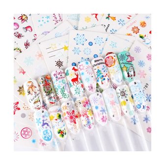 Nail Sticker Set No&euml;l 04 (30 feuilles)