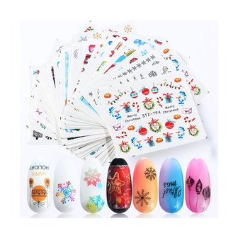 Nail Sticker Set No&euml;l 04 (30 feuilles)