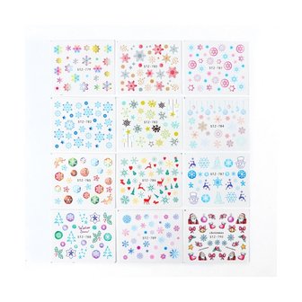 Nail Sticker Set No&euml;l 04 (30 feuilles)