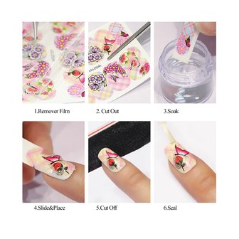 Nail Sticker Set No&euml;l 04 (30 feuilles)