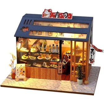 Maison de bricolage miniature TD35 Sushi Shop