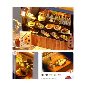 Maison de bricolage miniature TD35 Sushi Shop