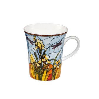 Goebel-Louis Comfort Tiffany | Tasse &agrave; caf&eacute;/th&eacute; Iris | Gobelet - porcelaine - 400ml