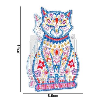 Bo&icirc;te &agrave; crayons Diamond Painting 04 Chat (14cm)