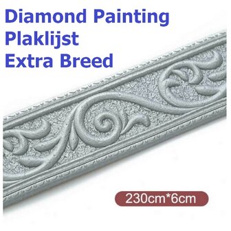 Liste de colle Diamond Painting sur rouleau argent extra large (230x5cm)