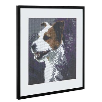 Grafix Diamond Painting - Chien 30x30cm - Rond