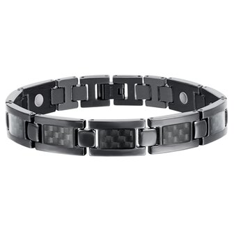 Bracelet Titane Magn&eacute;tique (homme) Noah Black