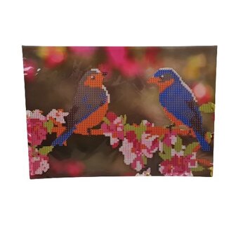 Grafix Diamond Painting sur carton A4 21x29cm (Oiseau)