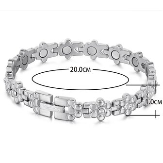 Bracelet Magnetic Steel (femme) Julia Couleur argent