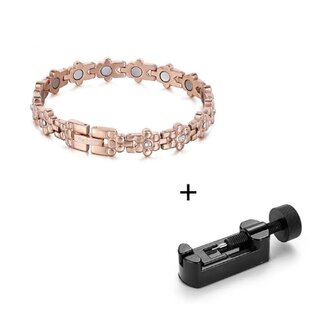 Bracelet Magnetic Steel (femme) Julia Or rose